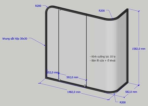 BÁO GIÁ THI CÔNG VÁCH KÍNH CONG VÀ VÁCH KÍNH CHỐNG CHÁY THEO QUY CHUẨN TẠI HÀ NỘI